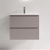 Sancos SNR60/39SM Тумба подвесная SANCOS Snob R 590х390х500, c двумя ящиками оснащенными доводчиками, Doha Soft, арт.SNR60/39SM