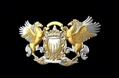 Силиконовый молд № 2623 Пегасы