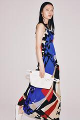 ZARA ПЛАТЬЕ МИДИ С ПРИНТОМ — ZW COLLECTION, РАЗНОЦВЕТНЫЙ
