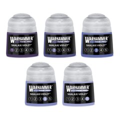 Набор красок Shalaxi Violet — Warhammer Tone Pro, 5 × 12 мл (ПРЕДЗАКАЗ)