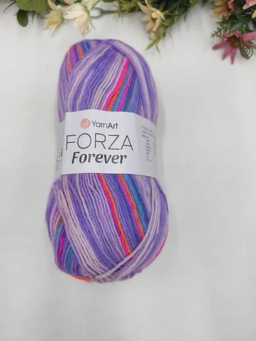 Forza Forever YarnArt носочная пряжа 420м/100гр 2712 Сиреневый
