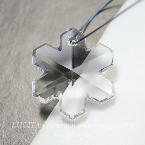 6704 Подвеска Сваровски Снежинка Crystal (20 мм) ()