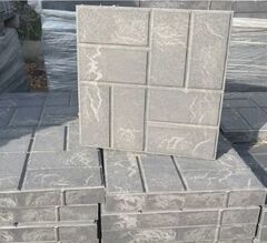 Полимер-песчаная плитка тротуарная БРУСЧАТКА "8кирпичей" 400x400x50 (графит)
