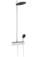 Hansgrohe Pulsify EcoSmart 24241700 Душевая система с термостатом (белый матовый) фото
