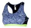 Mizuno Alpha Graphic Bra топ для бега женский синий - 3