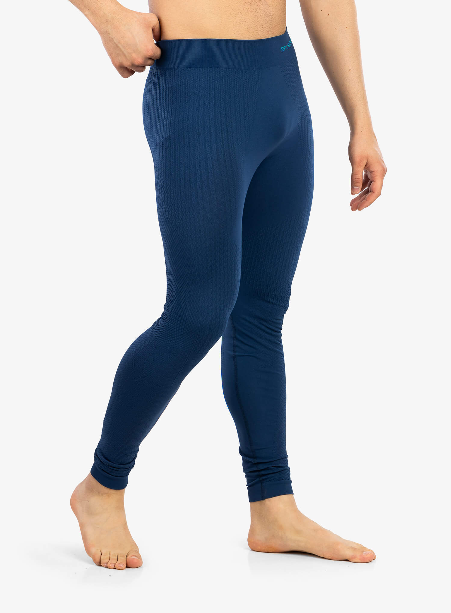 Мужское теплое термобелье кальсоны Brubeck Extreme Thermo blue - 2