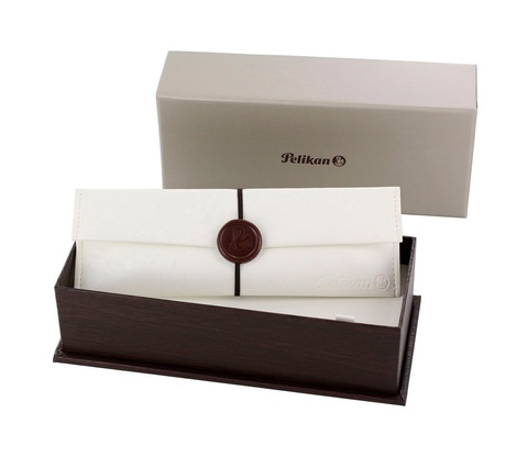 Ручка перьевая Pelikan Souverän® M1000 Black GT, EF (987370)