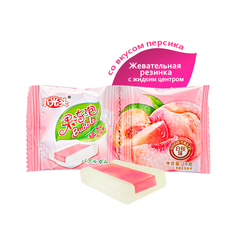 Жевательная резинка Bubble с джемовой серединой со вкусом персика 16 г