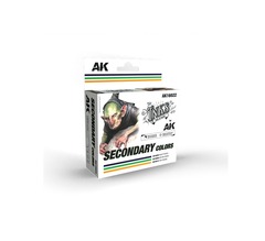Набор красок AK interactive Secondary Colors Set (Inks)