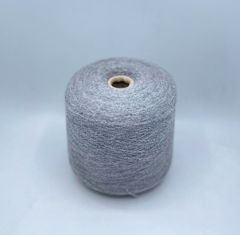 Filati Naturali (пр.Италия),art-Martora, 1150м/100гр, 75% Кашемир 22% Шелк 3% Эластан, цвет-Серый меланж(835), арт-29814