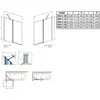 Radaway 10088130-54-01R NES 8 Black PND II 130 Right черный