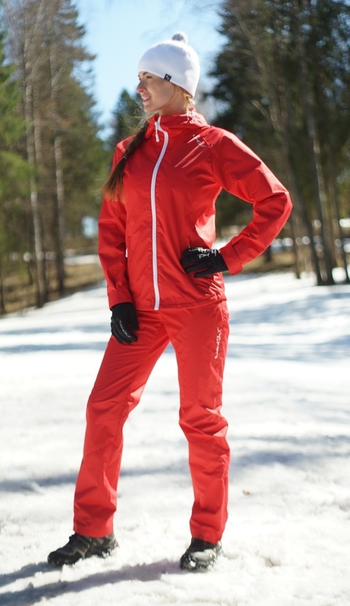 Nordski Kids Россия детский прогулочный костюм Red - 3