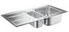 GROHE K400 31567SD0 Мойка кухонная с двумя чашами