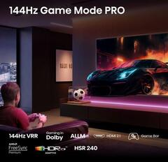 Телевизор QLED Hisense 55" 55E7Q PRO темно-серый 4K Ultra HD 120Hz DVB-T DVB-T2 DVB-C DVB-S DVB-S2 USB WiFi Smart TV