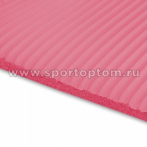 Коврик для йоги и фитнеса INDIGO NBR 173*61*1,5 см Бордовый