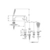 Kludi Ameo 414240530 Смеситель на борт ванны, цвет: хром