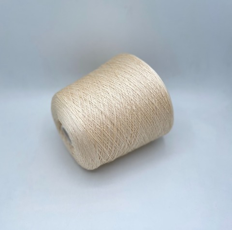 Luxury Selection by Ri.Go(пр.Италия), art-Okinawa ,700м/100гр, 57%Шелк 43%Хлопок , цвет-Светло-бежевый ,арт.30525