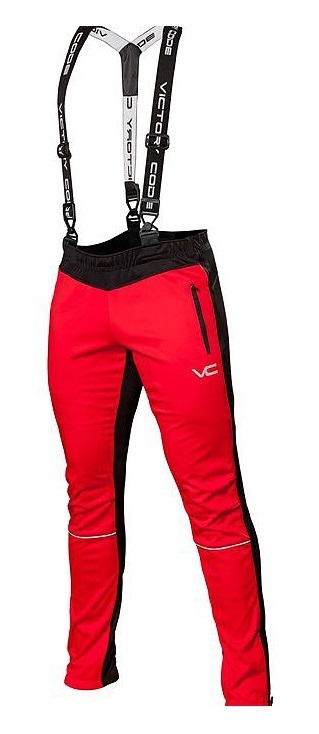 Victory Code Go Fast разминочный лыжный костюм с лямками red-red - 4