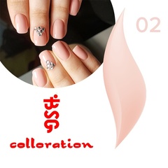 BSG Colloration, №02 Нежный розовый с мелким шимером BSG Colloration, №02 Нежный розовый с мелким шимером