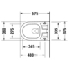 Duravit Duravit SensoWash Starck 612001012000310 Сиденье для унитаза-биде