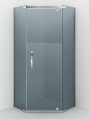 Душевое ограждение IVA E2PS90T 900*900*2000 (без поддона) тонированное стекло
