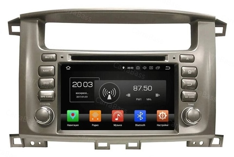 Магнитола Toyota Land Cruiser 100 (2003-2007) Android 10 4/64GB IPS DSP модель KD-7020PX5