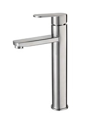 Смеситель для раковины высокий HAIBA HB11806 сталь