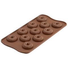 Форма силиконовая для приготовления конфет choco crown, 11х24 см