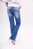 Джинсы для беременных (BOOT CUT) 08408 синий
