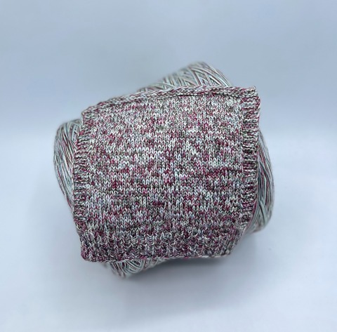 Авторская смотка (пр.Италия) 393м/100гр, меринос/кашемир/вискоза/люрекс, цвет-Лесная ягода, арт.33988