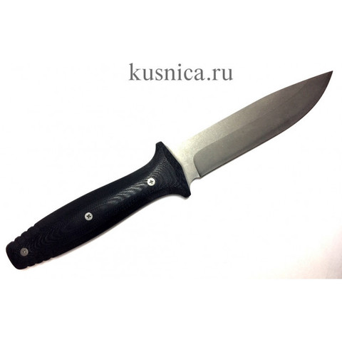 Нож Кедр, рукоять черная G10, Saro