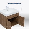 Aquanet 345355 Тумба с раковиной Оптима 70 цв. дуб рустикальный (345355)