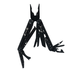 Фото Мультитул Stinger 113 х 19 мм, 19 функций, сталь 440A/420A, черный, нейлоновый чехол