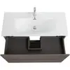 BelBagno UNO-MINI-900-2C-SO-СO База под раковину подвесная с фрезерованными ручками по всей длине фасада с двумя выкатн. ящ., Бежевый Мат,900x395x608