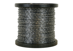 Леска для триммера, d=2.4мм, l=120м, круч. Квадрат METAL CORD, бобина, Sturm!