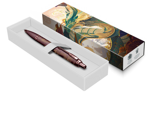 Ручка шариковая Parker IM Monochrome Dragon SE, Burgundy (2190514_LE24)