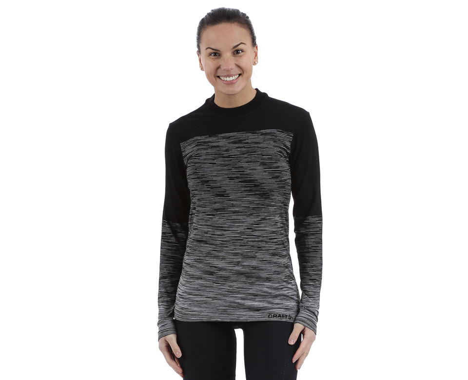 Craft Wool Comfort 2.0 терморубашка женская черная - 3