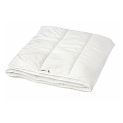 Полутороспальное одеяло IKEA STJARNBRACKA (СТЭРНБРЭККА), Стеганое, Зимнее, Всесезонное, Белый, 150х200 см