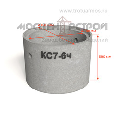 Кольцо колодезное стеновое КС7-6ч с четвертью