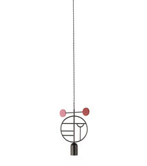 Подвесной светильник NOMON HOME WOODEN DOTS, CONF. 06, GRAPHITE/COLOR