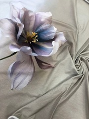 Кулирка Цветочное настроение купон 80см 180г/м ш180см компакт Пенье