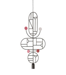 Подвесной светильник NOMON HOME WOODEN DOTS, CONF. 15, GRAPHITE/COLOR