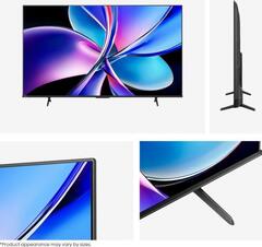 Телевизор QLED Hisense 55" 55E7Q PRO темно-серый 4K Ultra HD 120Hz DVB-T DVB-T2 DVB-C DVB-S DVB-S2 USB WiFi Smart TV