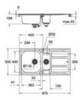 GROHE K400 31567SD0 Мойка кухонная с двумя чашами