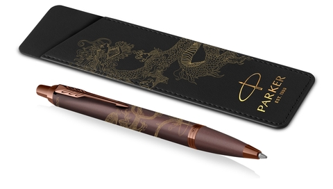 Ручка шариковая Parker IM Monochrome Dragon SE, Burgundy (2190514_LE24)