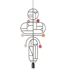 Подвесной светильник NOMON HOME WOODEN DOTS, CONF. 19, GRAPHITE/COLOR