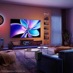 Телевизор QLED Hisense 55" 55E7Q PRO темно-серый 4K Ultra HD 120Hz DVB-T DVB-T2 DVB-C DVB-S DVB-S2 USB WiFi Smart TV