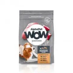 ALPHAPET Superpremium сухой корм для взрослых собак мелких пород (индейка,рис) 1,5 кг