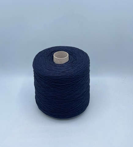 Бобинная пряжа (пр.Италия), art.Cotone, 350м/100 гр. 100%Хлопок, цвет-Синие чернила , арт.34779