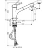 Hansgrohe Talis M52 32841000 Смеситель для кухни с выдвижным изливом